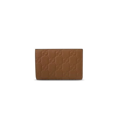 GUCCI GG EMBLEM SMALL WALLET 847208 (11*8.5*3cm)